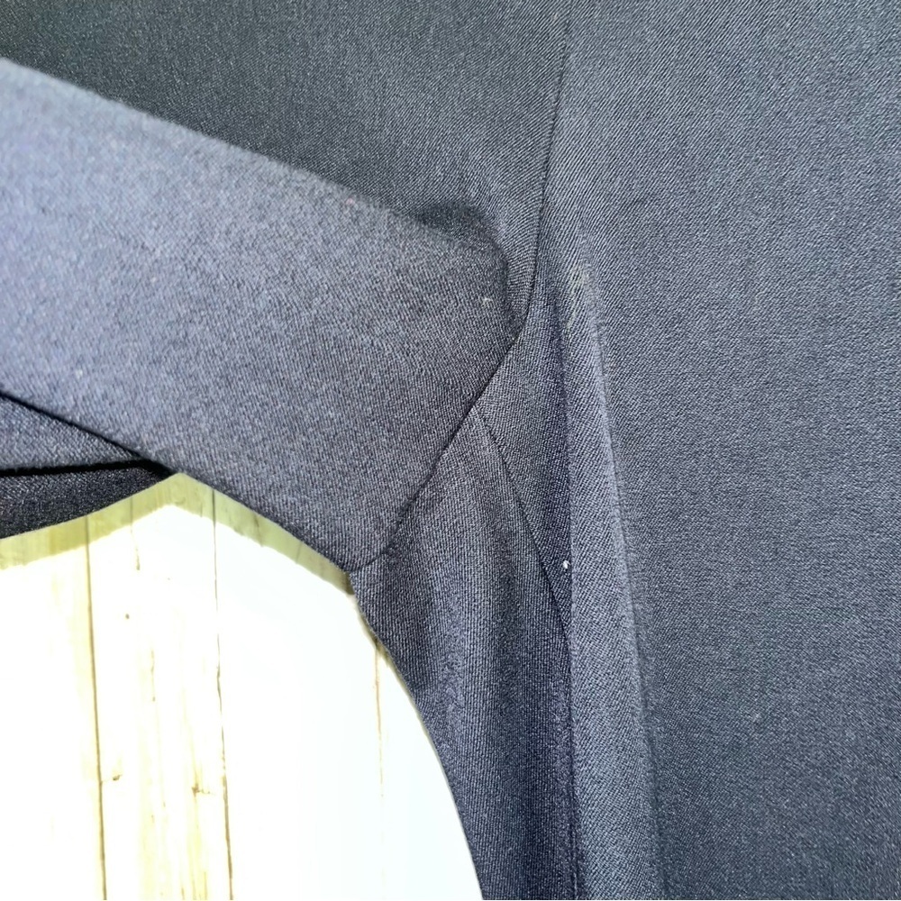 Talbots Black Heritage Side Zip Straight Leg Pants - Picture 4 of 6